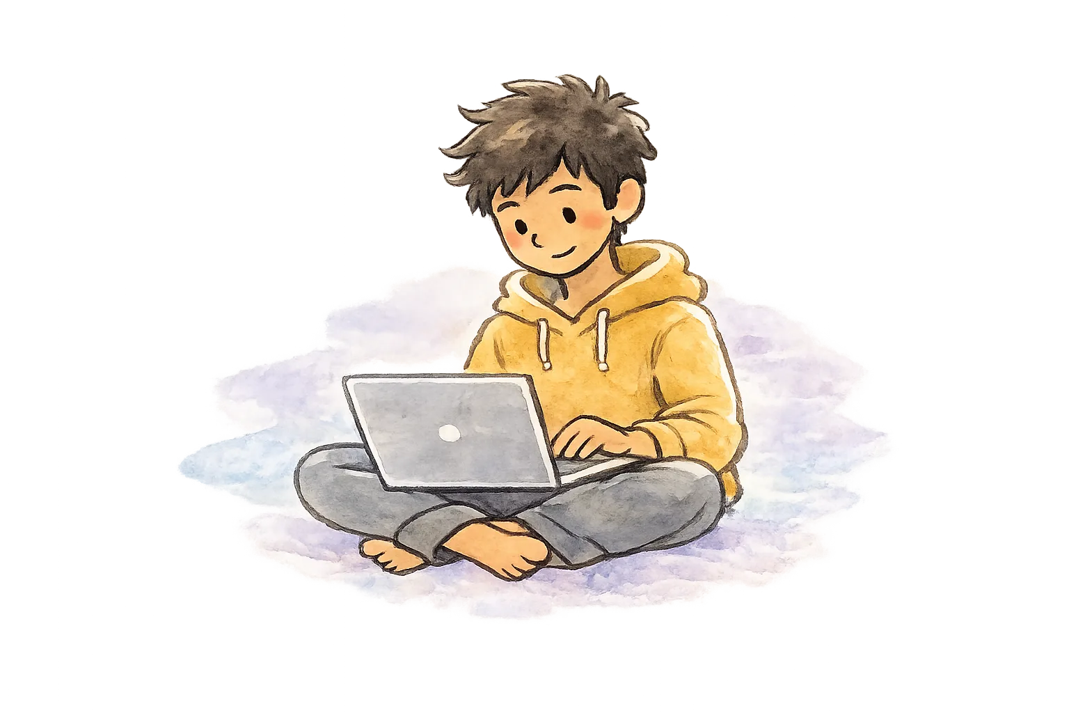 Laptop illustration